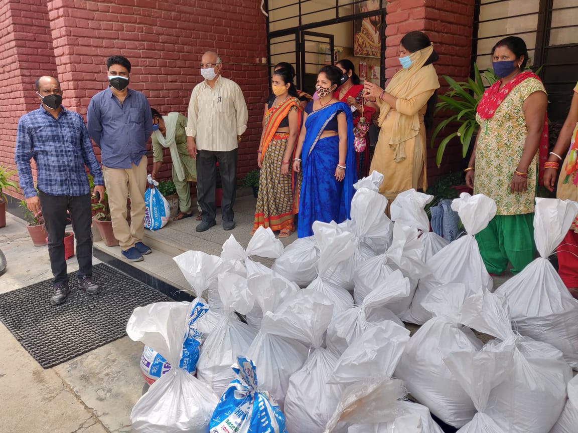 Distribution at Vocational Training institute - Rohini